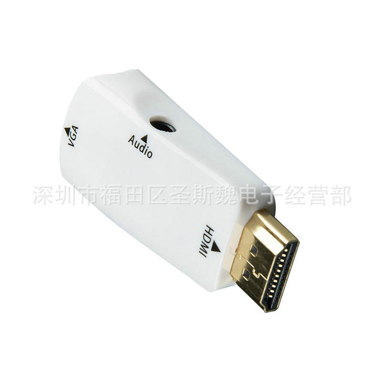 hdmi to vga converter headband audio 1080p hdmi to vga hd with audio adapter cable