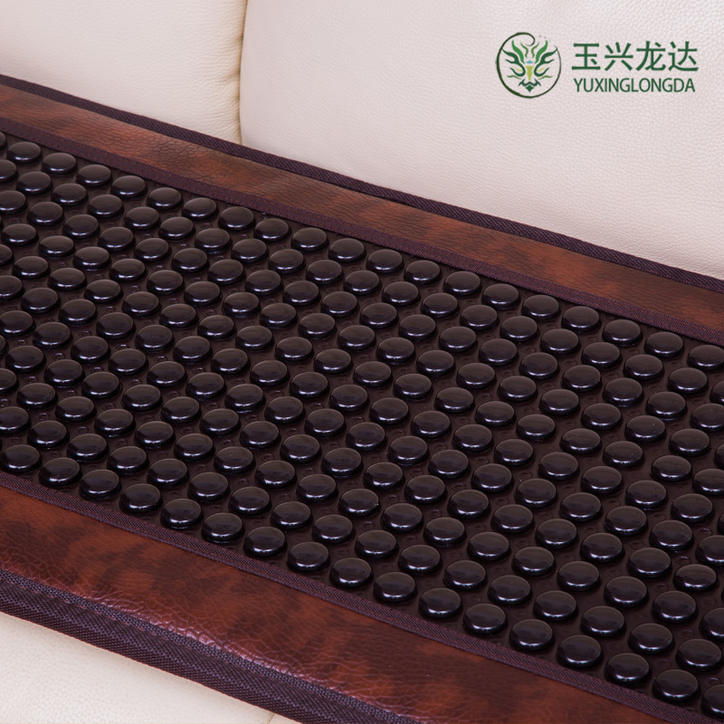 Electrical Stone Mattress Heated Germanium Tourmaline Stone Jade Sofa Cushion Manufacturer Wholesale Far Infrared Cushion Cross-Border