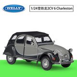 ВЕЛЛИ Вилли 1:24 Citroen CITROEN 2CV 6 Чарльстон Имитационная легкосплавная модель автомобиля