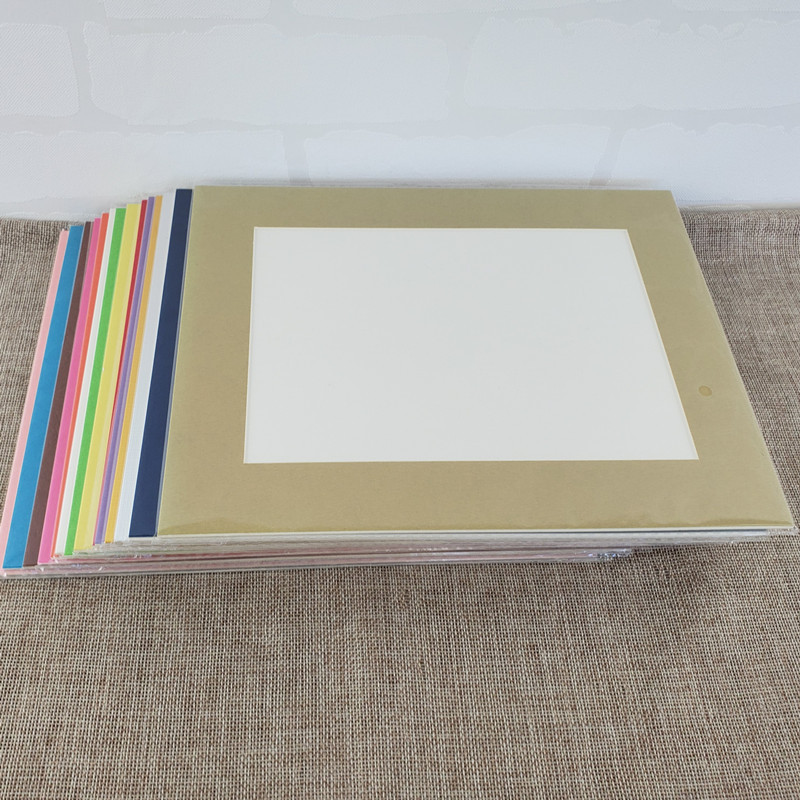 Early Education Children's Picture Frame Art Training Textbook Simple Cardboard Photo Frame 8inch Picture Frame 8inch Thickened Cardboard Photo Frame