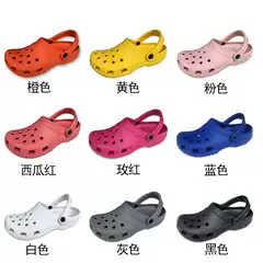 2025 New Men's Shoes Women's Shoes Couples Dite Star Summer Outdoor Beach Sandals Croc Shoes Slippers Trendy