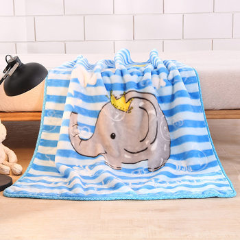 Cross-Border Flannel Embossed Children's Blanket Double Layer Cartoon Warm Air Conditioning Blanket Manufacturer Customized