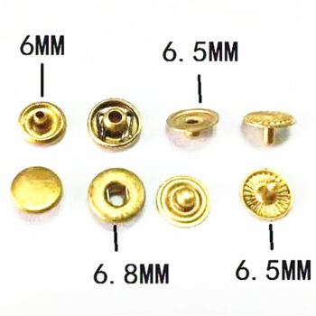 [Factory] 6mm metal snap button copper button full color snap button clothing accessories children's clothing