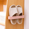 Bathroom Slipper Rack Wall-Mounted Punch-Free Wall-Mounted Bathroom Slipper Shoe Rack Hanging Dormitory Storage Dry and Wet Separation