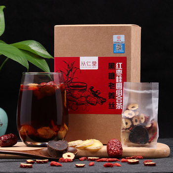Oem Oem Brown Sugar Ginger Tea Ginger Silk Longan Red Date Tea Wolfberry Tea Combination Herbal Tea Women's Warm-Up