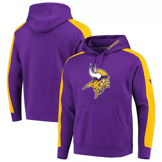 (Customizable) American Nfl Football Hoodie Sports Print Color-Block Sweatshirt for Men Trendy Sports