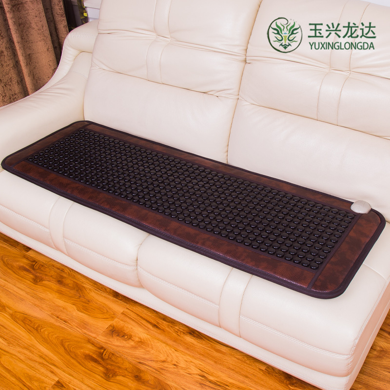 Electrical Stone Mattress Heated Germanium Tourmaline Stone Jade Sofa Cushion Manufacturer Wholesale Far Infrared Cushion Cross-Border