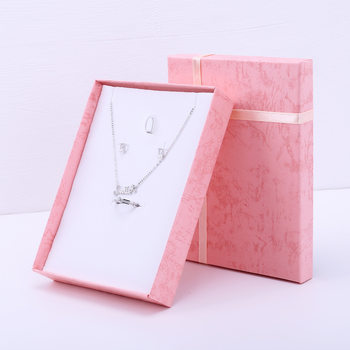 Paper Jewelry Storage Box 12X16 Necklace Set Heaven and Earth Cover Jewelry Box Yiwu Manufacturer Wholesale Gift Box