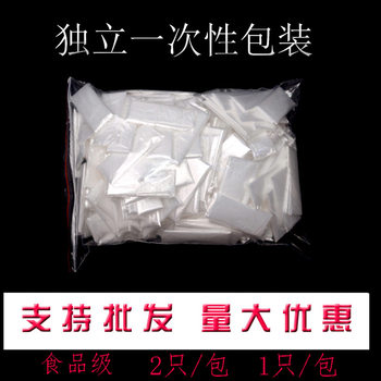 Disposable gloves independent small packaging plastic transparent film lobster takeaway catering gloves thickened manufacturers
