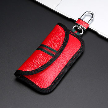 Simple European and American fashion anti-magnetic function key bag daily household key bag