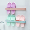 Bathroom Slipper Rack Wall-Mounted Punch-Free Wall-Mounted Bathroom Slipper Shoe Rack Hanging Dormitory Storage Dry and Wet Separation