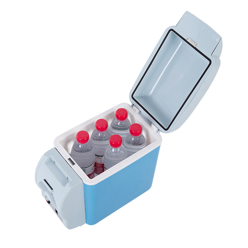 Car Appliances Small Semiconductor Refrigeration Refrigerator Portable Heating and Cooling Box Mini Refrigerator Car 7.5L Refrigerator