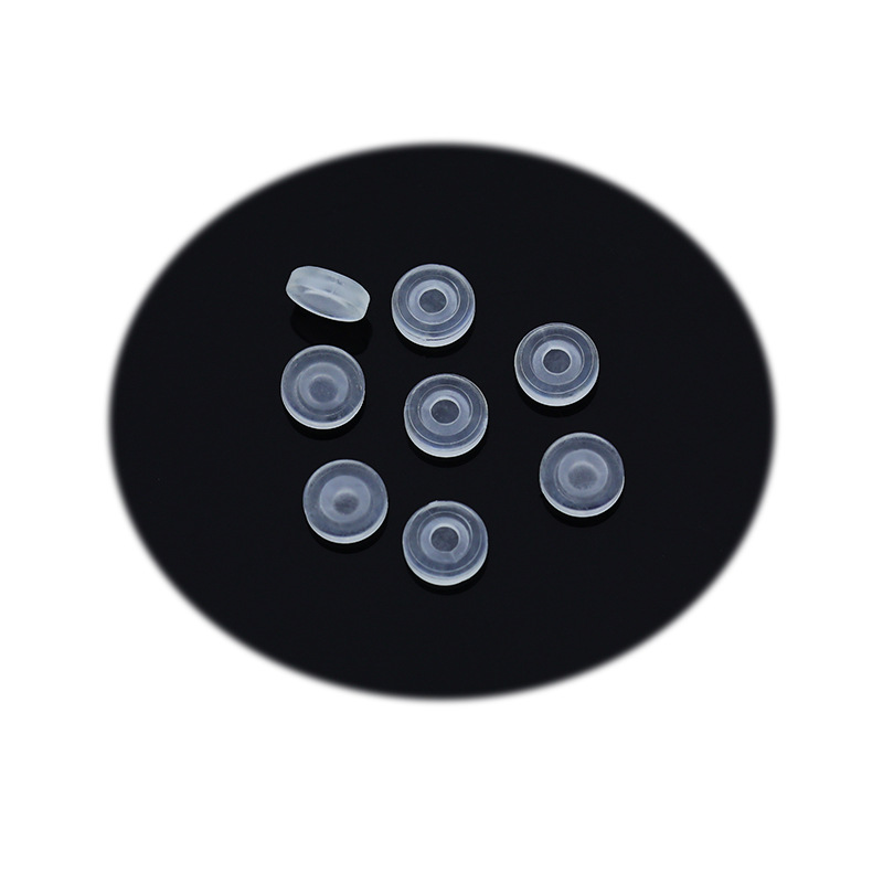 现货批发防滑耳夹防痛垫环保硅胶耳夹垫透明隐形螺旋耳夹软胶垫