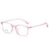 With degree myopia glasses finished 50-600 degree tr90 myopia frame retro transparent glasses frame