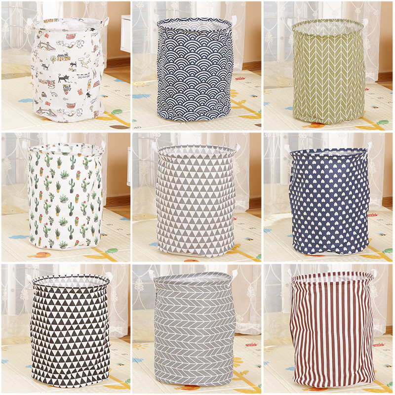 Home Fabric Dirty Clothes Basket Dirty Clothes Basket Home Storage Basket Laundry Bucket Folding Storage Dirty Clothes Basket Cross-border Manufacturers