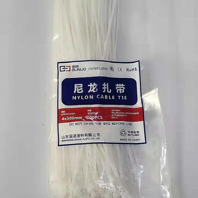 Nylon Cable Ties in Various Sizes, White and Black, Tamper-Proof Plastic Straps, Thickened, Easy-To-Pull, Self-Locking Cable Ties for Bundling