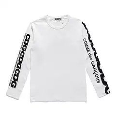 Heyplay Japanese Style Trbottomy Brand Red Heart Pure Cotton Long-Sleeved T-Shirt for Men and Women Arm Letter Print Couple Style Bottoming Shirt
