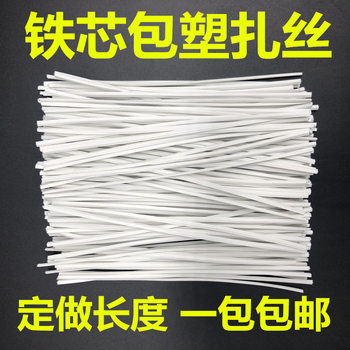 0.55mm Iron Core Plastic-coated Wire Adhesive-coated Wire Iron Core Plastic with Sealing Cable Cable Data Line Cable Bundling