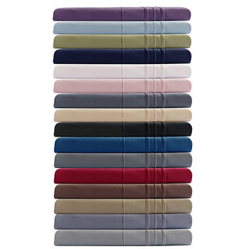 Vio Bedding Set Cross-Border Ebay Amazon Wish Plain Embroidered Temu Pillowcase Pillowcase