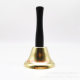 Metal hand bell 50mm65mm Bell 75mm iron wooden handle Bell Christmas decoration Bell ordering summons Bell