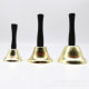 Metal hand bell 50mm65mm Bell 75mm iron wooden handle Bell Christmas decoration Bell ordering summons Bell