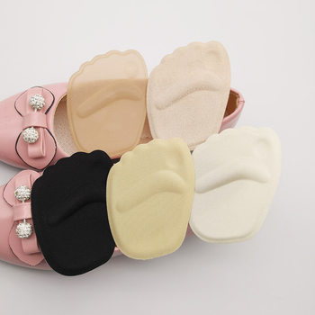 GEL front half pad arch massage forefoot pad thickened decompression non-slip forefoot half code pad anti-wear foot half insole