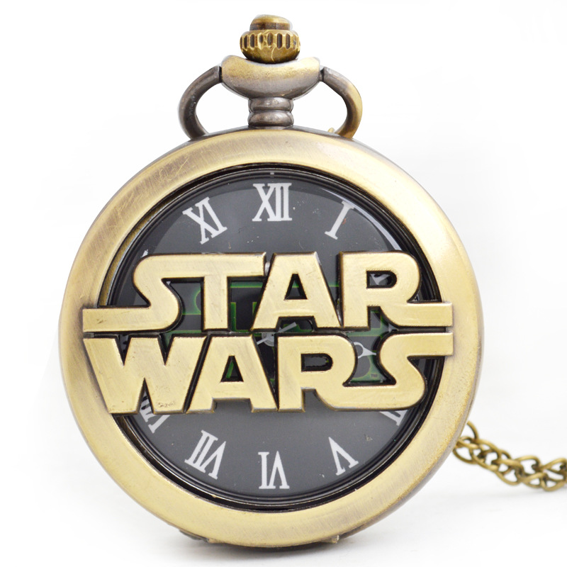 夏季动漫卡通怀表复仇者联盟石英表儿童项链怀表复古翻盖怀表批发