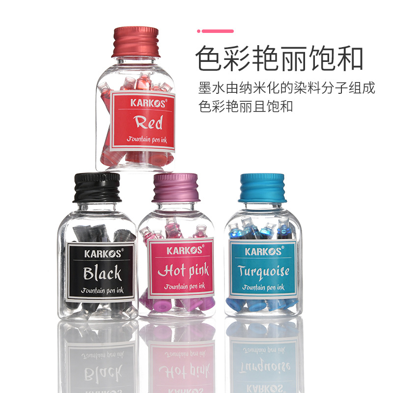 Pen Ink Sac Color Replaceable Disposable Ink Sac Mini Plastic Bottled Ink Universal Ink Sac Wholesale