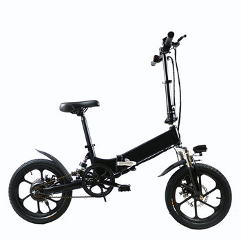 Foreign Trade Export Electric Bicycle Aluminum Alloy Foldableing Bicycle Lithium Battery Power-Assisted Electric Bicycle Small Generation Driving Processing
