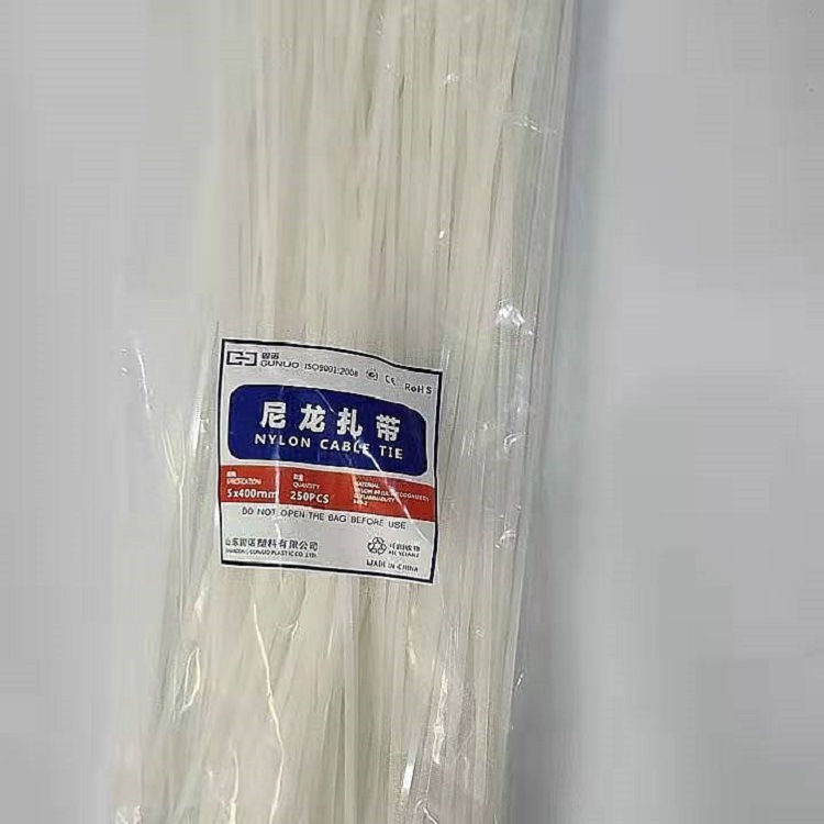 Nylon Cable Ties in Various Sizes, White and Black, Tamper-Proof Plastic Straps, Thickened, Easy-To-Pull, Self-Locking Cable Ties for Bundling