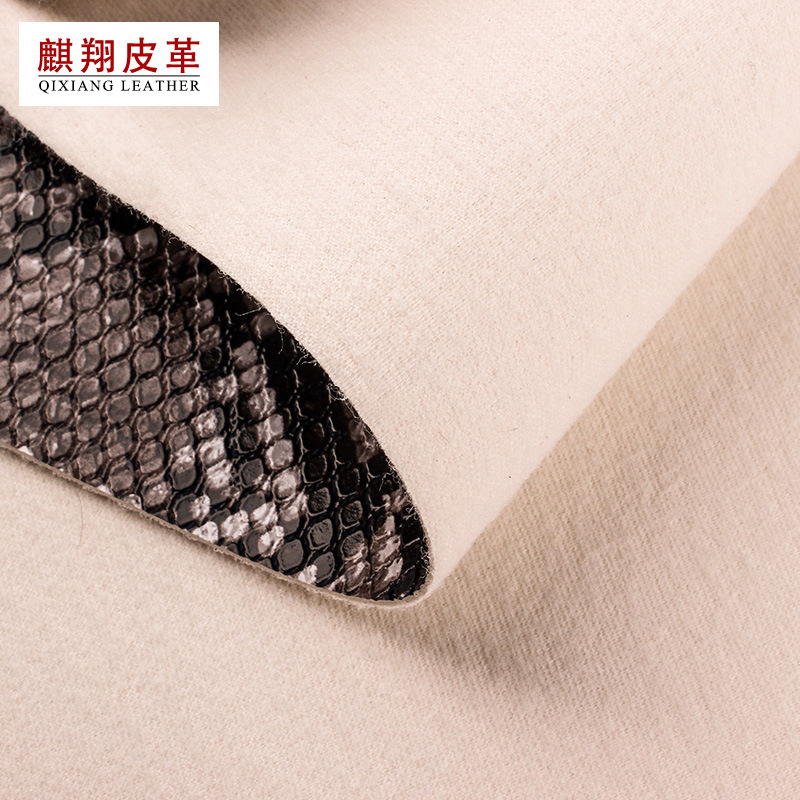 Yiwu manufacturers pearl snake pattern leather fabric luggage belt shoes imitation leather 1.0 thick pvc Artificial Leather wholesale