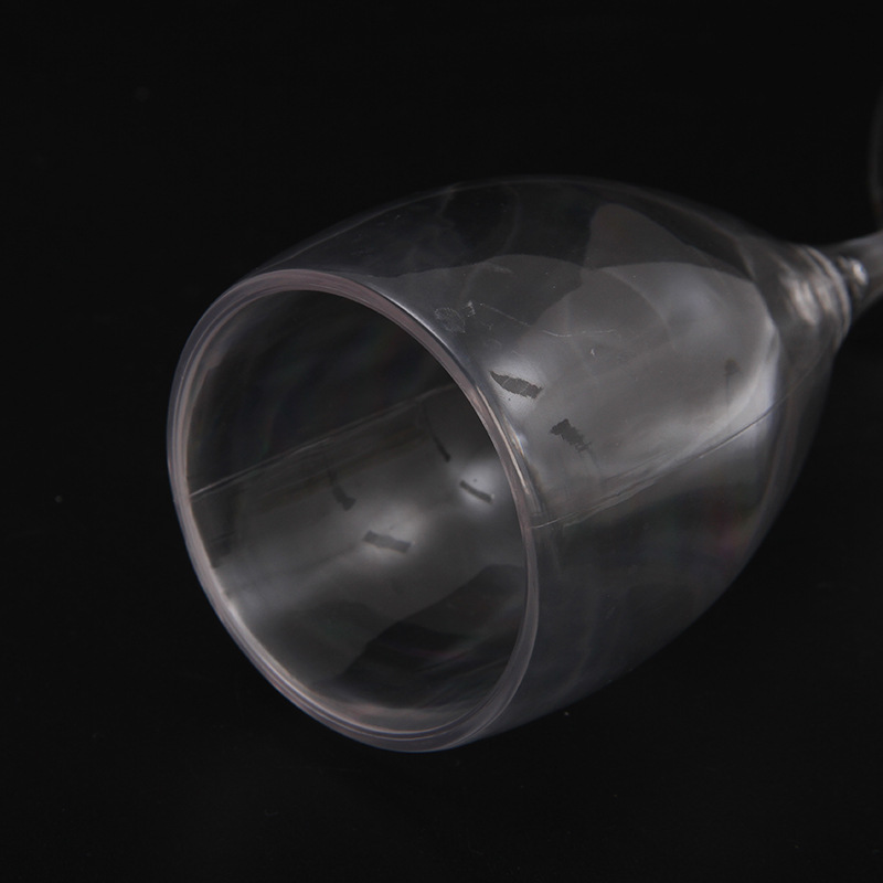 Zhongqi PC acrylic spirits glass drop-resistant household wine glass thickened transparent goblet wholesale logo