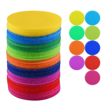 [Velcro] in stock color carpet Mark educational children training positioning round carpet Mark Velcro