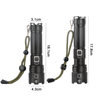 Cross-border super bright P70 flashlight aluminum alloy long-shot waterproof 5V USB rechargeable outdoor flashlight