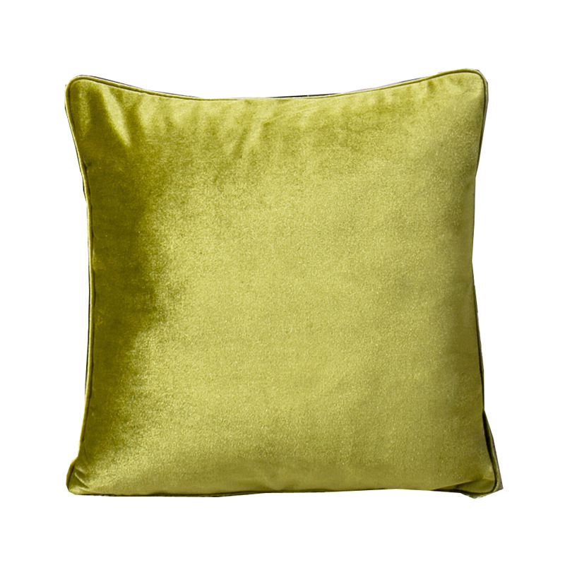 Simple Thickened Solid Color Non-Velvet Pillowcase Scandinavian Colorful Candy Sofa Cushion