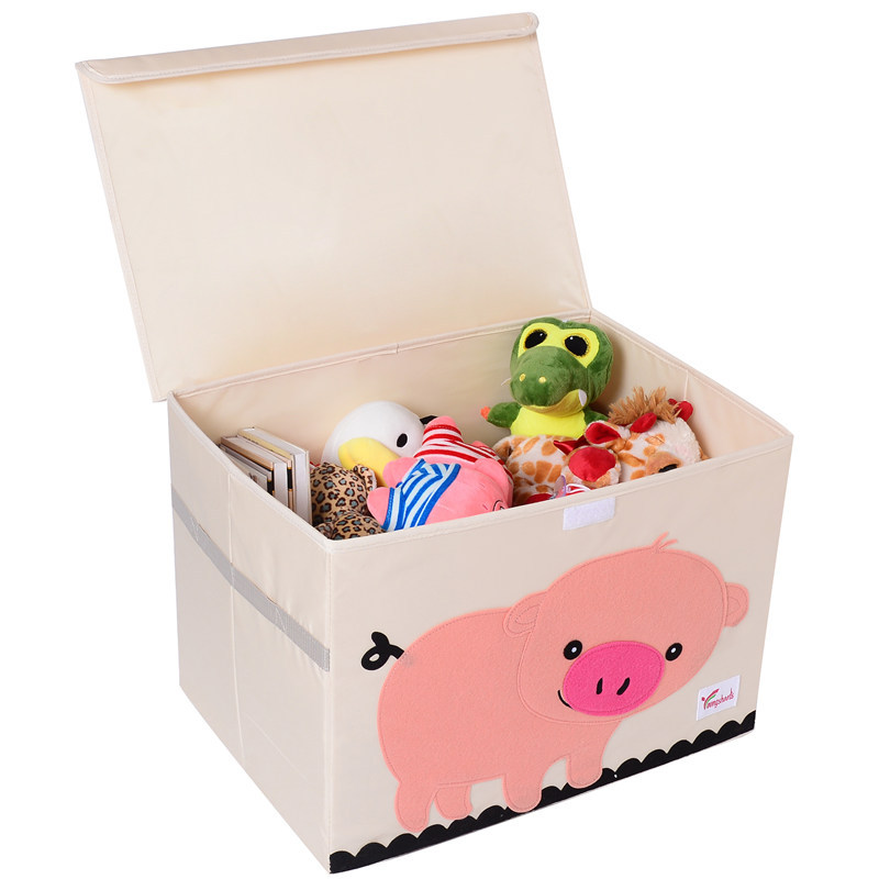 Children's Toy Storage Box Organizer Baby Cartoon Large Storage Box Clothing Storage Large Capacity Storage Box