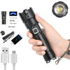 Cross-border super bright P70 flashlight aluminum alloy long-shot waterproof 5V USB rechargeable outdoor flashlight