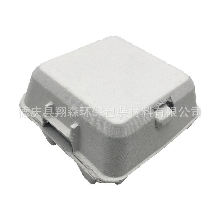 Xiangsen Factory Direct Supply Gray 4-Piece Egg Carton Fully Degradable Pulp Colorfuled Egg Carton Egg Tray Environmentally Friendly