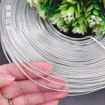 Supply 1.5MM Round Rubber-coated Tie Wire, Transparent Plastic Wire Tie Wire - Transparent Tie