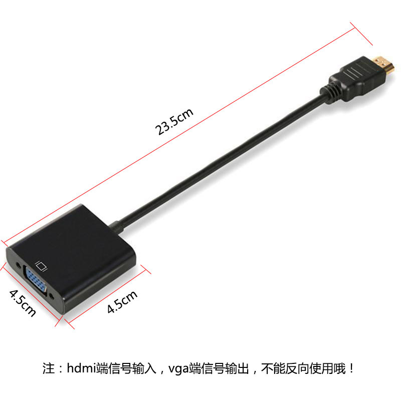 Manufacturer's Spot Hdtv to Vga Hd Hddc Audio and Video Converter Hd Hd Adapter Cable Hdtv to Vga