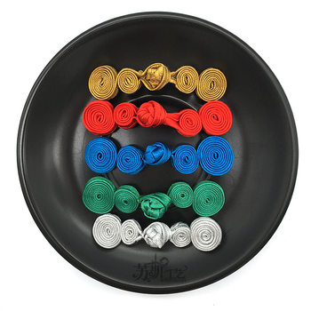 [Wholesale] Susi Chinese style 005B cloth gourd buckle cheongsam children's coat Tang Han clothing vintage buckle