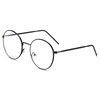 New Retro Korean Style Round Glasses Frame 9688 Metal Anti-Blue Light Flat Glasses Trendy Myopia Glasses Frame