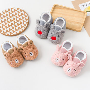 Baby Warm Non-Slip Floor Shoes Spring, Autumn and Winter Children's Shoes Kidsren's Home Shoes Baby Toddler Shoes Cartoon Boys and Girls