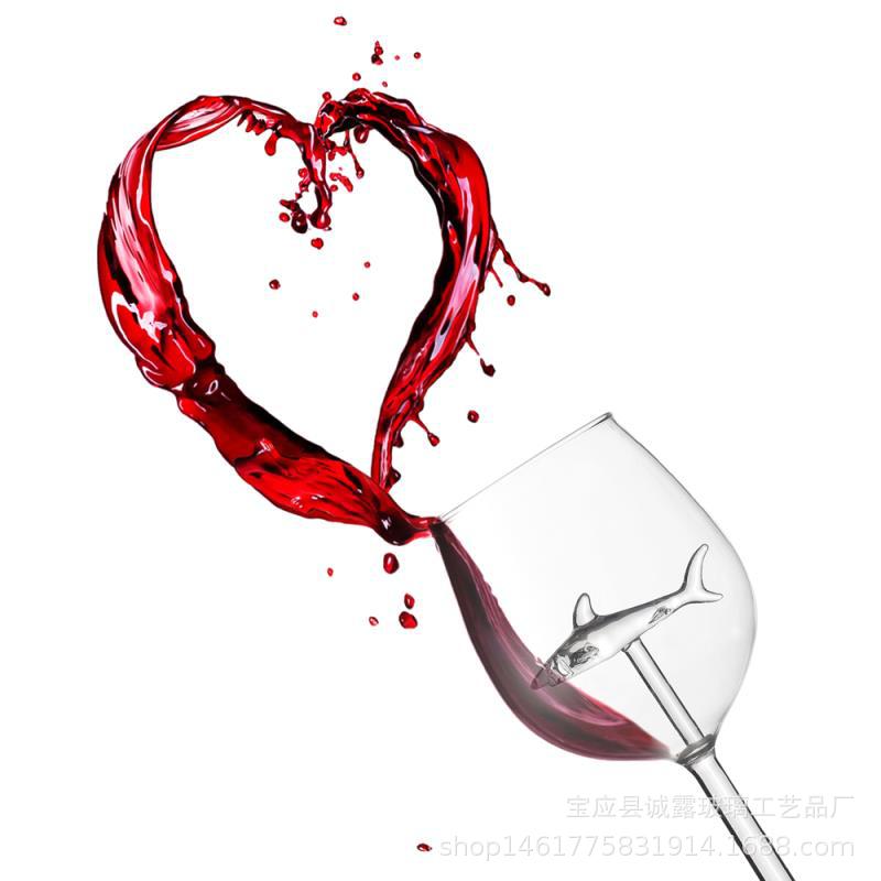 Red Wine Glass Goblet Beer Goblet Cocktail Glass Glass Wine Glass Shark Wine Wine Wine Glass