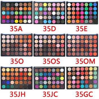35-Color Eye Shadow Earth-Toned Pearlescent Matte Anti-Makeup Easy-To-Color Sequin Glitter Eye Shadow Palette Spot Wholesale