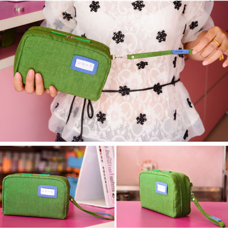 Korean style fashion travel passport bag portable multi-function wallet ticket holder certificate bag clutch storage bag