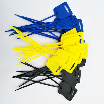 Nylon sign tie 5*200mm plastic tag tie manufacturer high quality supermarket shelf tag tie strip