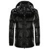 Winter Men's Large Size Vertical Collar Thickened Short Shiny Down Jacket Special Body Fatty Plus Large Size Original Single Foreign Trade