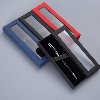 Spot high-grade window gift box transparent heaven and earth lid pen box gift universal packaging box