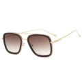 Tea gold frame double tea
